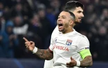 L'attaquant de Lyon Memphis Depay, auteur du but de la qualification en 8e de la Ligue des champions, face à Leipzig, le 10 décembre 2019 à Décines -Charpieu