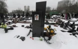 La tombe à Moscou du juriste Sergueï Magnitski, photographiée le 7 décembre 2012