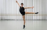 Le danseur égyptien Luca Abdel-Nour, le 3 mars 2021 à la Zurich Dance Academy, en Suisse