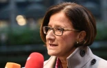 La ministre autrichienne de l'Intérieur, Johanna Mikl-Leitner, à Bruxelles le 4 décembre 2015