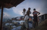 Des réfugiés rohingyas dans la camp d'Ukhia, au Bangladesh, le 4 octobre 2017