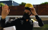 Le pilote Renault Esteban Ocon sur le circuit de Melbourne, le 12 mars 2020, avant l'annulation du Grand Prix d'ustralie