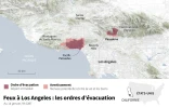 Feux à Los Angeles : les ordres d'évacuation