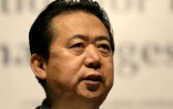 Le président d'Interpol Meng Hongwei, à Singapour le 4 juillet 2017