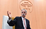 Le PDG de la Formule 1 Chase Carey lors d'une conférence de presse à Hanoi (Vietnam) le 15 avril 2019