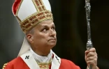Le pape Léon XIV lors d'une messe à la basilique Saint-Pierre du Vatican, le 8 octobre 2026