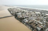 Vue aérienne de la ville de Saint-Louis, au Sénégal, le 29 juillet 2026