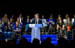 Nicolas Sarkozy, candidat à la primaire de la droite pour 2017, le 9 octobre 2016 au Zénith à Paris