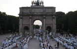 Le "dîner en blanc" à Paris, le 6 juin 2019