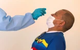 Test du coronavirus à l'ambassade du Venezuela à Saint-Domingue, le 14 septembre 2020
