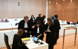 Des avocats réunis dans une salle du nouveau palais de justice de Paris, le 16 avril 2018