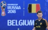 L'attaquant belge Eden Hazard lors d'un entraînement à Dedovsk, le 8 juillet 2018