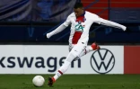 L'attaquant du PSG Kylian Mbappé à Caen en Coupe de France, le 10 février 2021