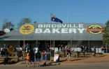 La boulangerie de Birdsville, l'un des seuls commerces de cette ville du désert australien, le 31 août 2018