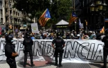 Manifestation pro-indépendance de la Catalogne à Barcelone le 21 juin 2021