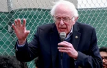 Le sénateur américain Bernie Sanders, dans l'Etat de New York, le 24 avril 2022