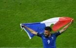 Olivier Giroud à l'issue du match contre l'Islande le 3 juillet 2016 au stade de France à Saint-Denis 
