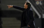 L'entraîneur de Lyon Rudi Garcia face à Angers, le 22 novembre 2020, au stade Raymond-Kopa d'Angers