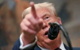 Le président américain Donald Trump s'exprime à la Maison-Blanche, le 31 juillet 2025 à Washington