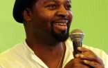 L'auteur nigérian Ben Okri à un festival littéraire Jaipur le 21 janvier 2012