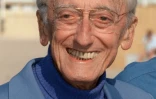 Jacques-Yves Cousteau à Cannes (France) le 9 avril 1995