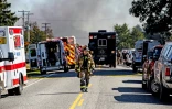 Une église mormone située à Grand Blanc, dans le Michigan, a été incendiée après qu'un homme a ouvert le feu, faisant un mort et neuf blessés le 28 septembre 2025