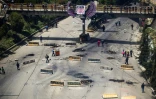 Blocage de la route reliant La Paz à El Alto, le 16 novembre 2019