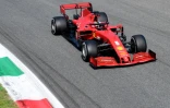 L'Allemand Sebastian Vettel lors du GP d'Italie, à Monza, le 6 septembre 2020