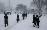 Istanbul sous la neige le 31 décembre 2015