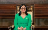 La présidente par intérim du Venezuela Delcy Rodriguez, à l'Assemblée nationale à Caracas, le 5 janvier 2026