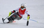 La Chinoise Liu Sitong, quadruple médaillée aux Jeux paralympiques de Pékin à Yanqing, le 12 mars 2022