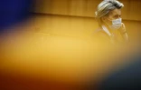 La présidente de la Commission européenne Ursula Von Der Leyen le 20 janvier 2021 à Bruxelles
