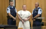 Brenton Tarrant, un extrémiste de droite qui a fait un carnage dans deux mosquées de Christchurch, comparaît au tribunal, le 16 mars 2019 en Nouvelle-Zélande