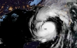 Image satellite de l'ouragan Hélène fournie par l'Agence américaine d'observation océanique et atmosphérique (NOAA), le 26 septembre 2024