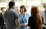 La ministre des Finances britannique Rachel Reeves, lors d'une visite au National Manufacturing Institute Scotland (NMIS), à Glasgow, le 28 août 2024