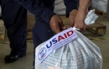 L'aide humanitaire américaine s'accumule à la frontière entre la Colombie et le Venezuela le 8 février 2019