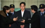L'héritier de l'empire Samsung Lee Jae-Yong à son arrivée pour une audition le 22 février 2017 à Séoul