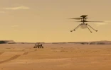Illustration fournie par la Nasa de l'hélicoptère Ingenuity, qui après plus de six mois sur la planète rouge a gagné en notoriété auprès du grand public