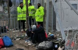 Des migrants aux abords du village de d'Idomeni en Grèce, le 4 mars 2016