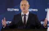 Benny Gantz, à la tête du parti israélien "Bleu- Blanc", à Ramat Gan, le 7 mars 2020