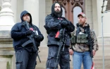 Des manifestants armés à Lansing (Michigan) le 1er mai 2020