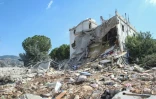 Un bâtiment détruit par une frappe aérienne israélienne sur le village d'Arabsalim, dans le sud du Liban, le 6 septembre 2026