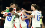 L'Italie a battu l'équipe de France (3-1) lors de la première journée de Ligue des nations dans le groupe 2 au Parc des princes (Paris) le vendredi 6 septembre 2024 