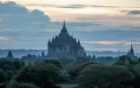 Le temple Thet Bin Nye Ă Bagan, le 7 juillet 2024 en Birmanie
