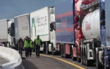 Blocage de la circulation sur l'autoroute A9 par les gilets jaunes