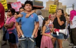 Manifestation contre le traitement des migrants hébergés dans les centres de rétention américains, le 12 juillet 2019 à El Paso, au Texas