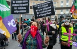 Manifestation contre la violence envers les femmes, le 22 novembre 2020 à Bruxelles