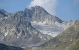 Le glacier Jamtal, dans la région autrichienne du Tyrol, le 20 juillet 2022