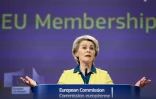 La présidente de la Commission européenne  Ursula von der Leyen à Bruxelles le 17 juin 2022