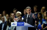 Nicolas Sarkozy lors d'un meeting au Zénith, le 9 octobre 2016 à Paris 